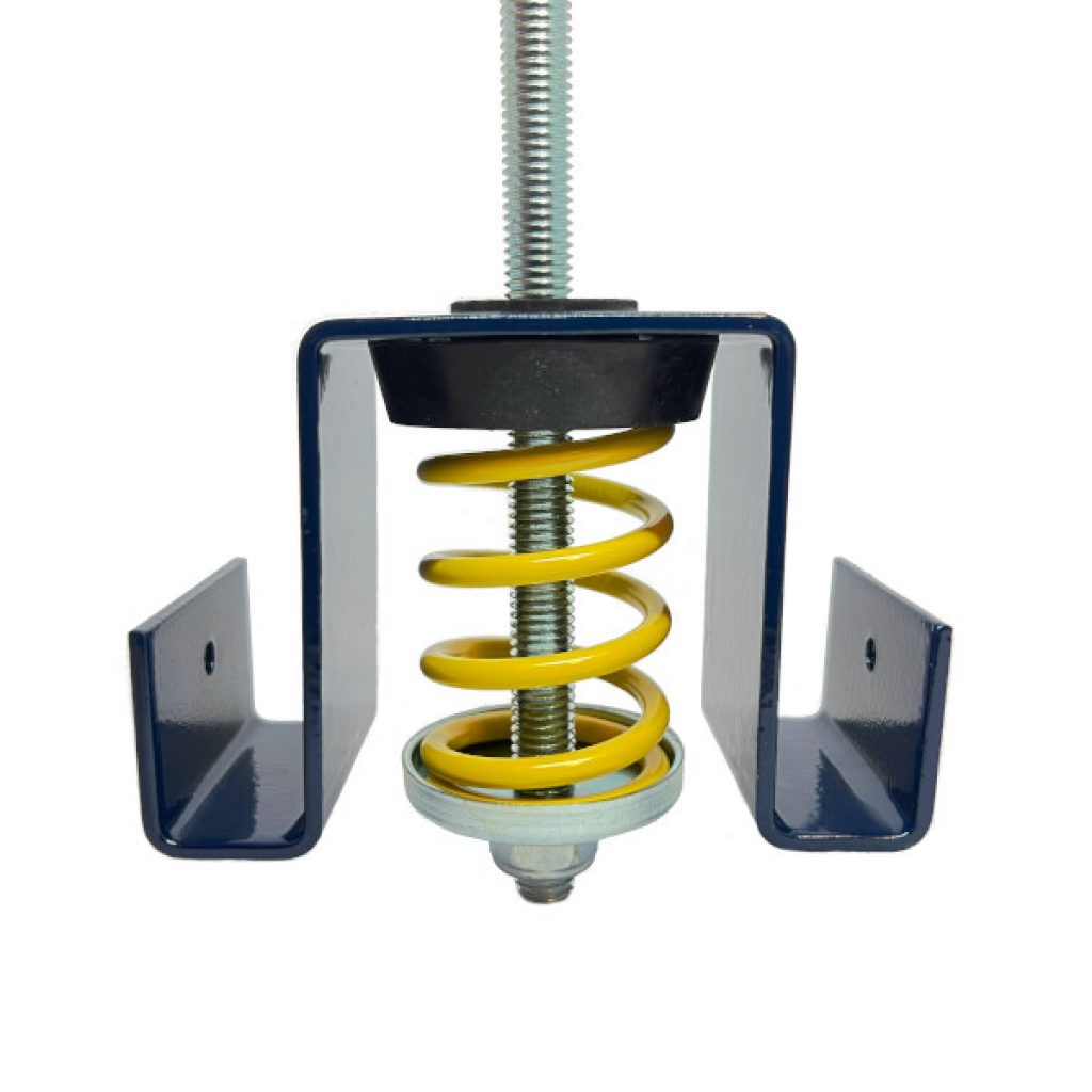 The HDLP-A Hanger (PREVIOUSLY CALLED THE CRCH-X) has been designed as a low profile ceiling hanger and is used where floor to ceiling heights are critical. It uses the same spring element as the 30-X and HDQF-X Hanger, and therefore has the same properties.