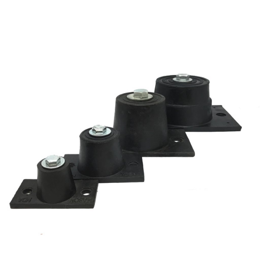 ND Double Deflection Rubber Mounts are used to isolate mechanical plant and machinery as well as wooden floating floors.