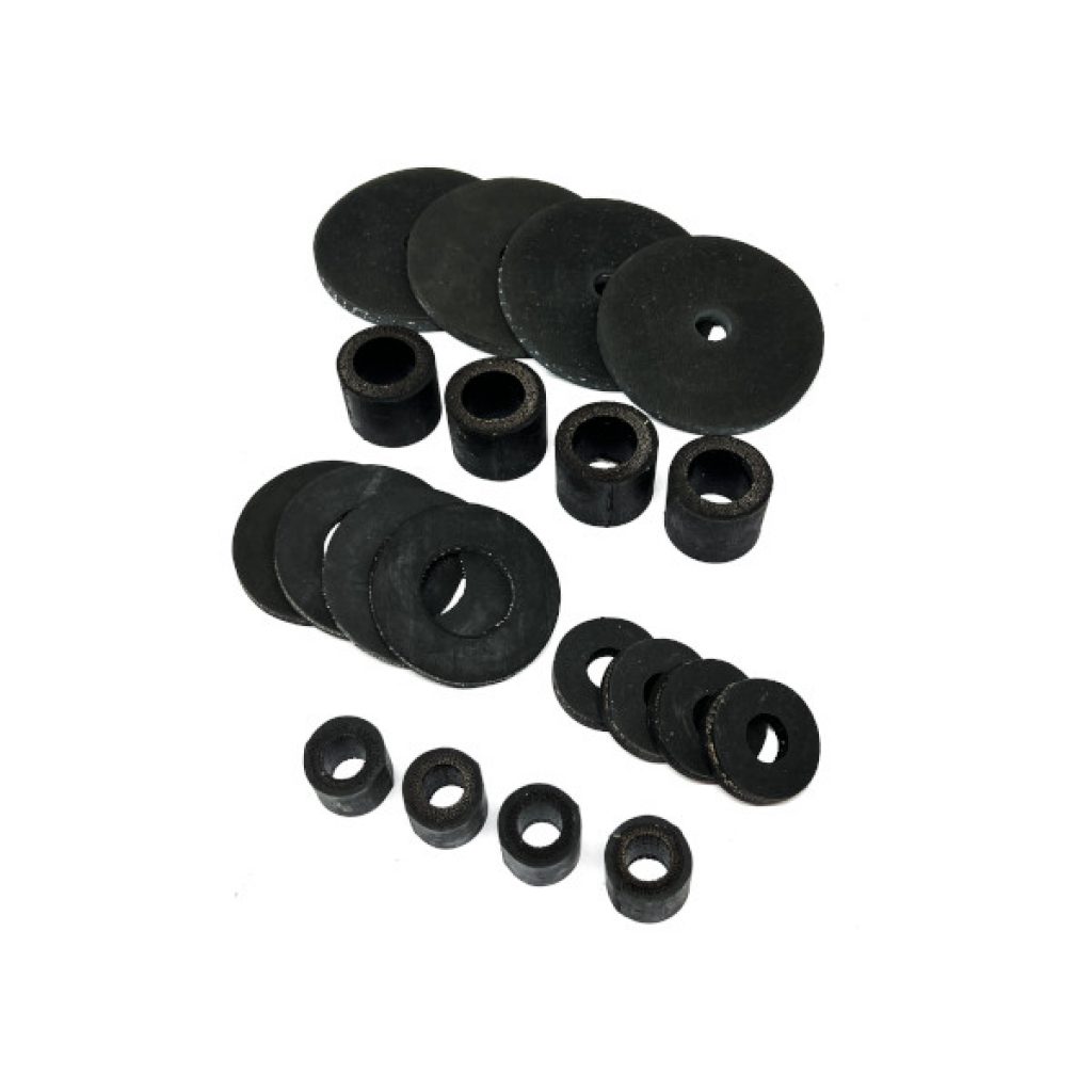 Our HLB & HLW Neoprene Impregnated Duck Isolation Bushings & Washers are used to isolate fixings by ensuring that there is no contact between the fixings and the brackets and or parts to be installed.